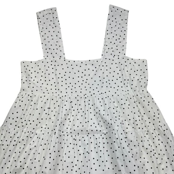 By Anthropologie The Helena Square-Neck Tiered Midi Dress Women's Size XL - Picture 3 of 10